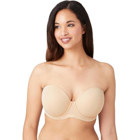 Women's Wacoal Full Figure Red Carpet Strapless Underwire Bra size 38G in Nude - Picture 1 of 4